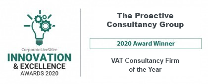 2020 Innovation and Excellence Award Winner - VAT Consultancy Firm of the Year