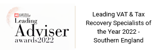Leading Advisor Award for Leading VAT & Tax Recovery Specialists of the Year 2022 - Southern England